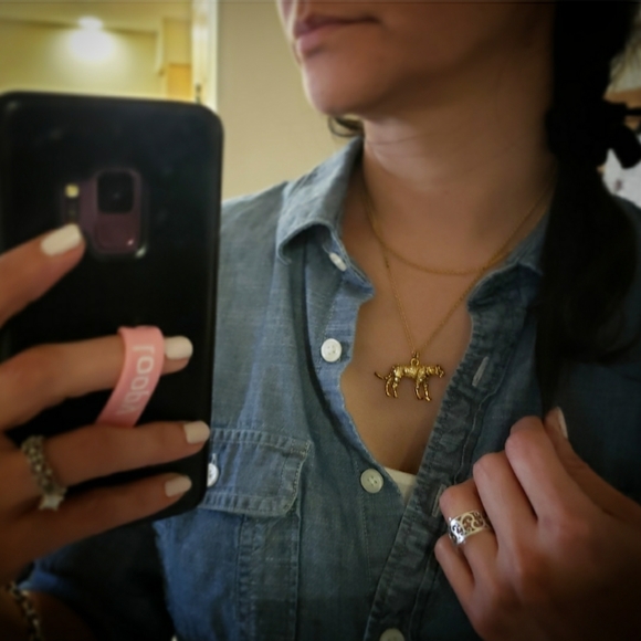 J. Crew jaguar necklace 16" - Picture 5 of 5